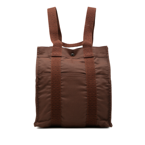 Hermes Handbags - Pre-Loved Hermes Canvas Herline Backpack MM